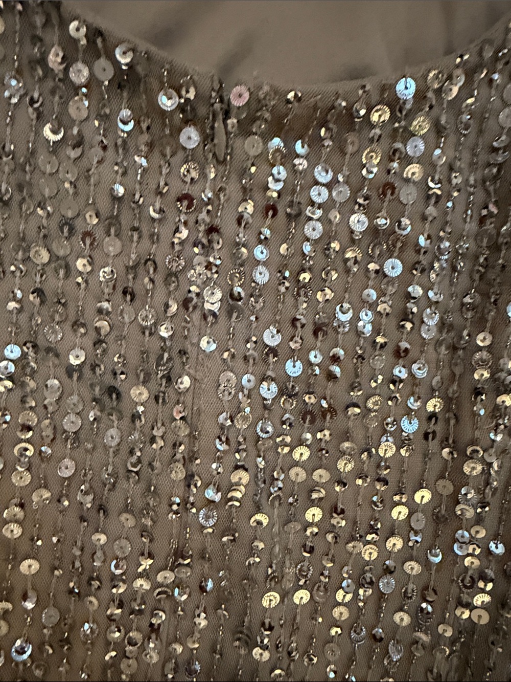 Gold Sequin 1920’s flapper gown - Picture 4 of 4